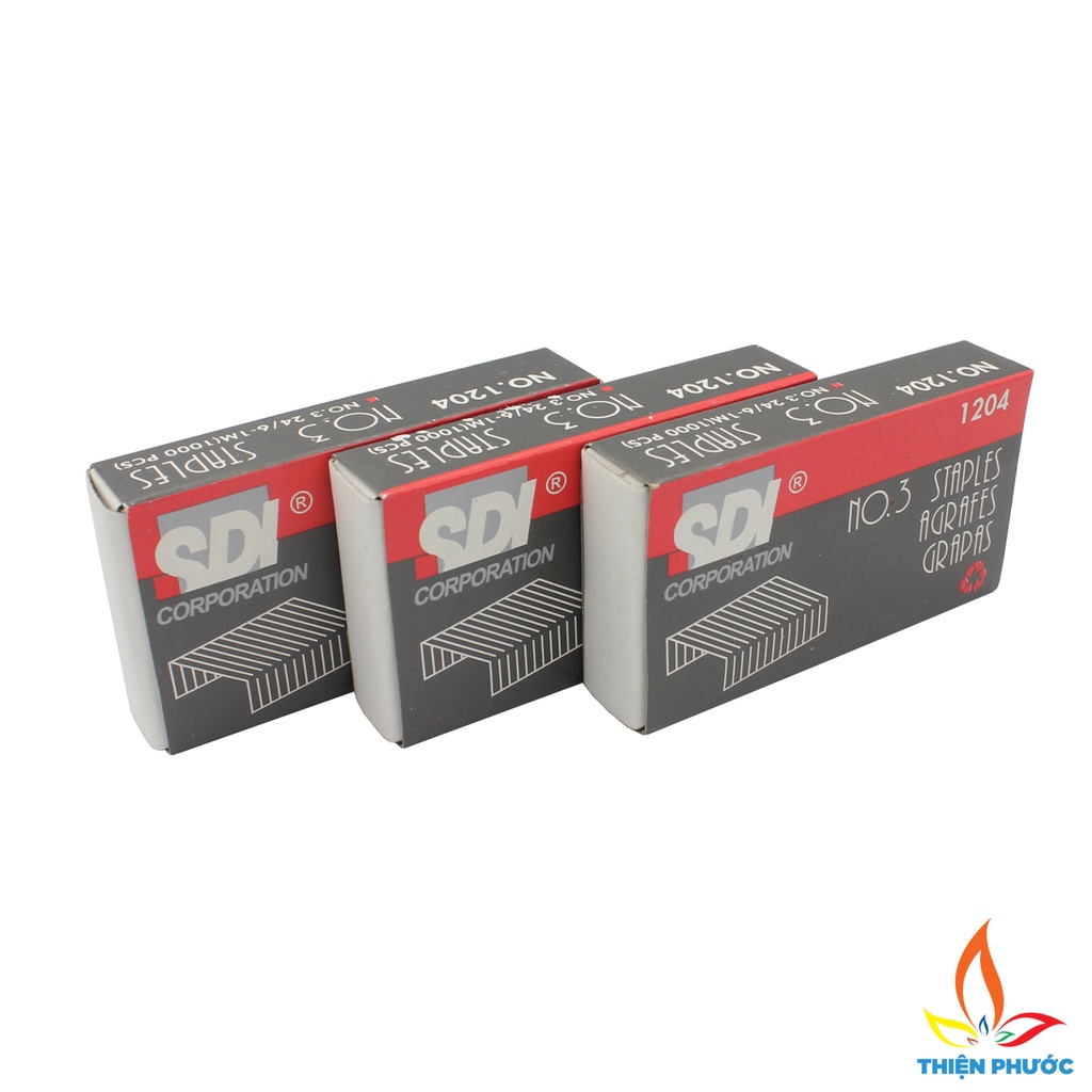 Kim bấm giấy SDI No.10 - No.3 [20 Hộp nhỏ] THIỆN PHƯỚC