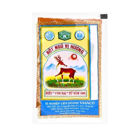 2 GÓI BỘT NGŨ VỊ HƯƠNG Vianco 10g