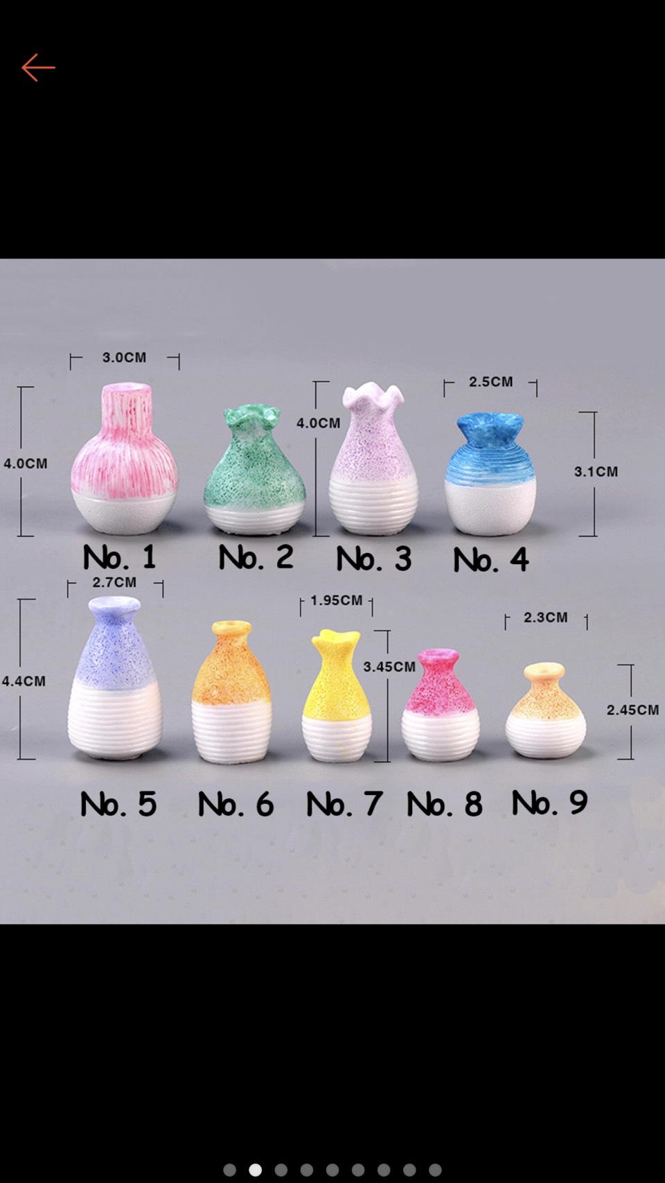 Lọ hoa mini trang trí decor