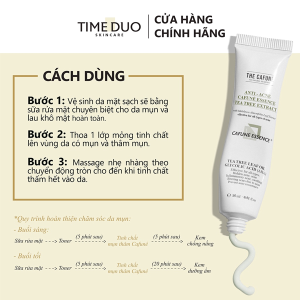 Gel Mụn Cafune Essence - Giảm Mụn Mờ Thâm 15gram