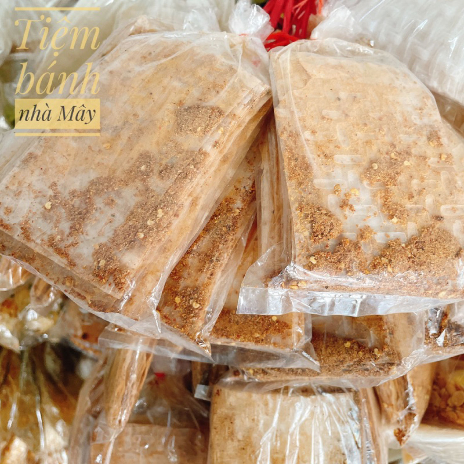 BÁNH TRÁNG XIKE MUỐI TỎI (KHÔ)