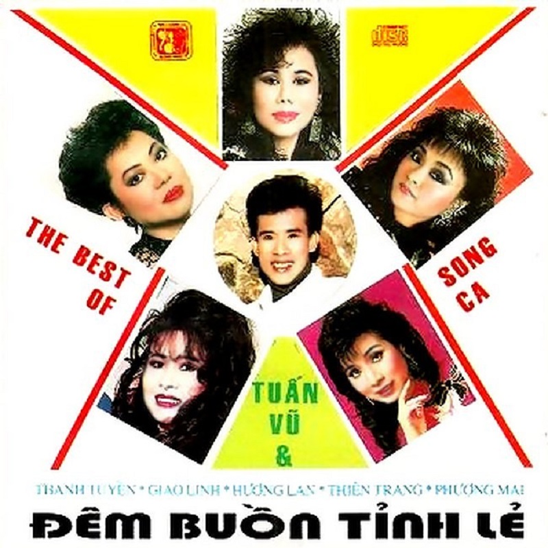 Bộ 2 đĩa cd the best of song ca tuấn vũ