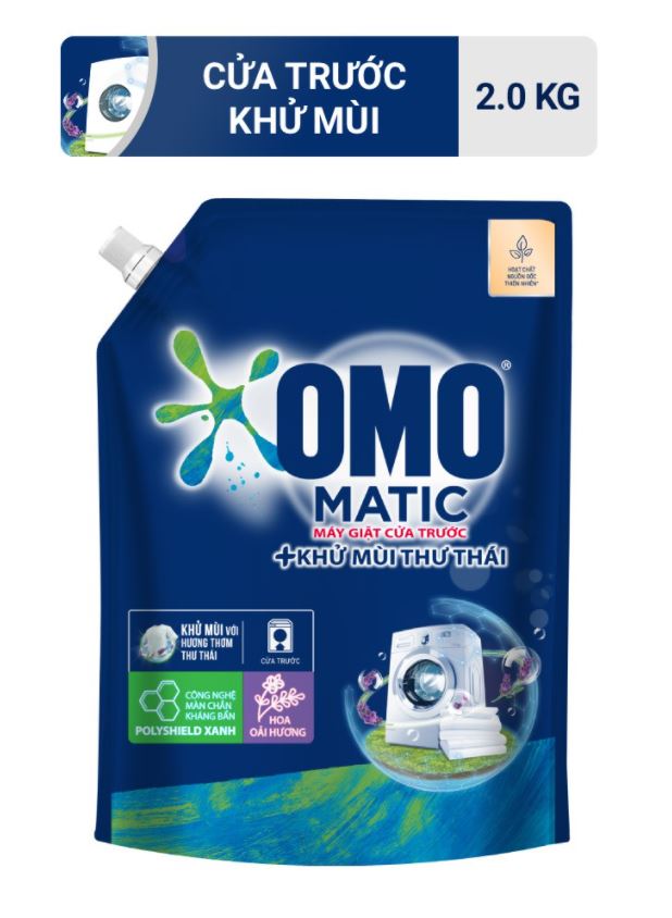 Combo 2 Túi Nước Giặt OMO Matic  2kg/2.2kg