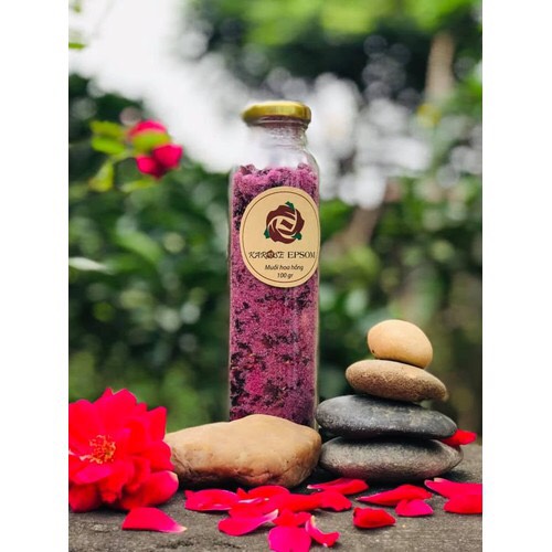 [KAROSE] Muối tắm hoa hồng Karose Epsom 100g