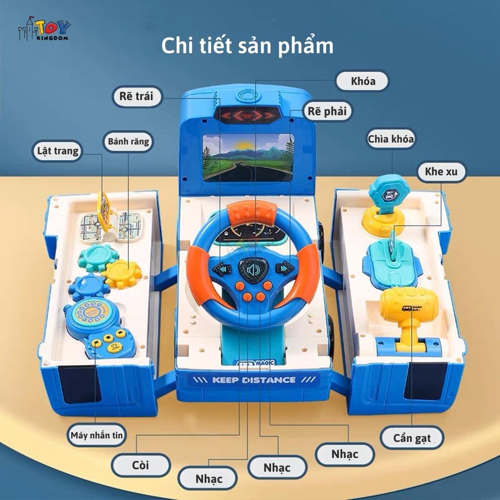 Đồ Chơi Ô Tô Xe Bus Âm Nhạc Cho Bé
