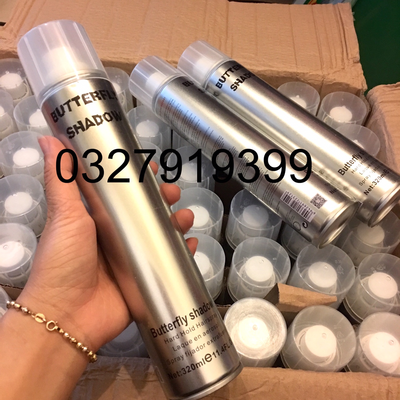 Gôm xịt tóc Butterfly Shadow 150-320-420ml chính hãng