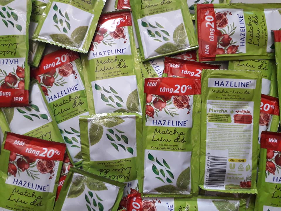 Combo 50 gói sữa tắm Hazeline