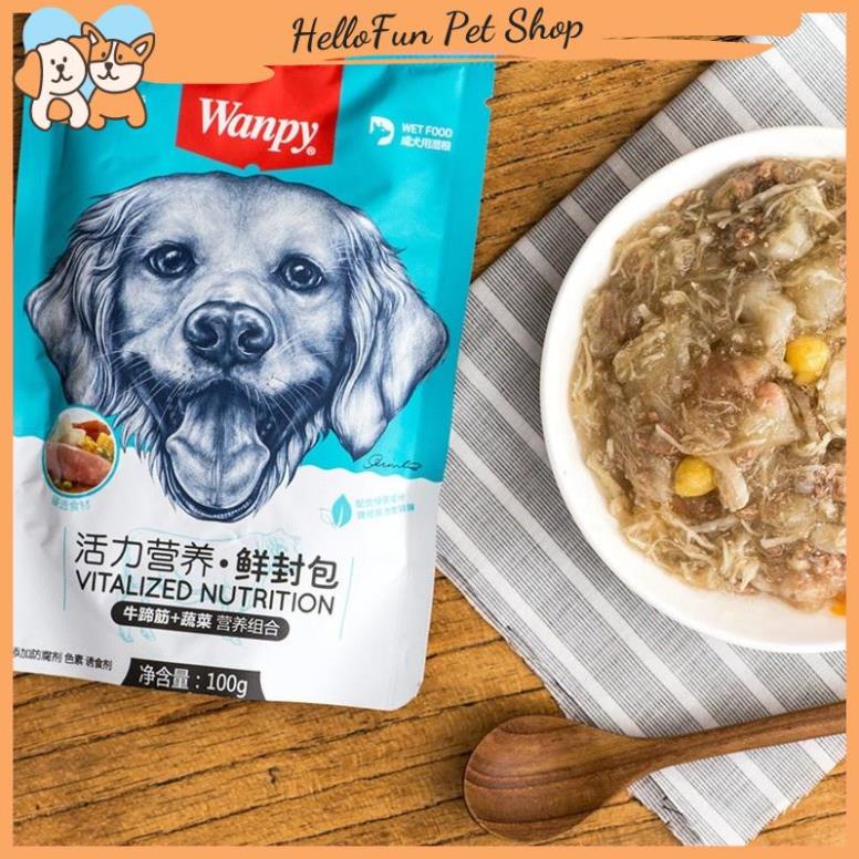 Pate cho chó Wanpy 80gr