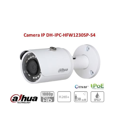 Camera IP 2.0MP Dahua IPC-HFW1230SP-S4 CNSG