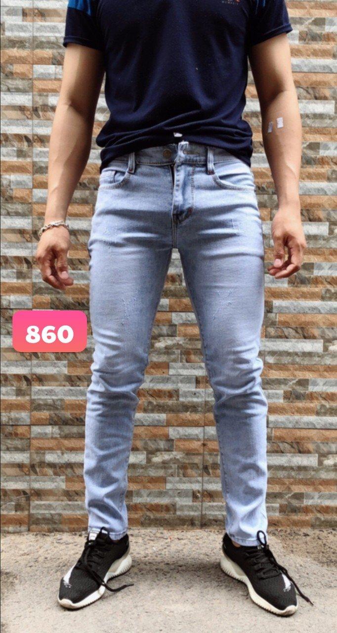 quần jean nam mẫu mới xanh nhạt HÌNH THẬT 500 PL 5678