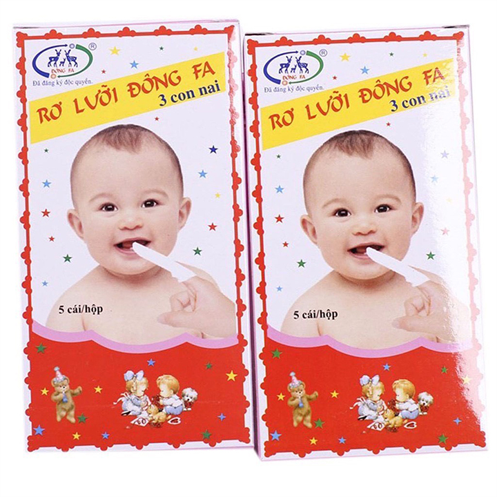 Rơ lưỡi Đông Pha vệ sịnh làm sạch lưỡi, răng miệng cho bé