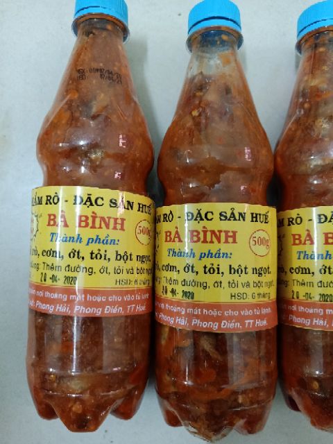 Mắm Rò nhà làm_ đặc sản Huế(như hình)450gr