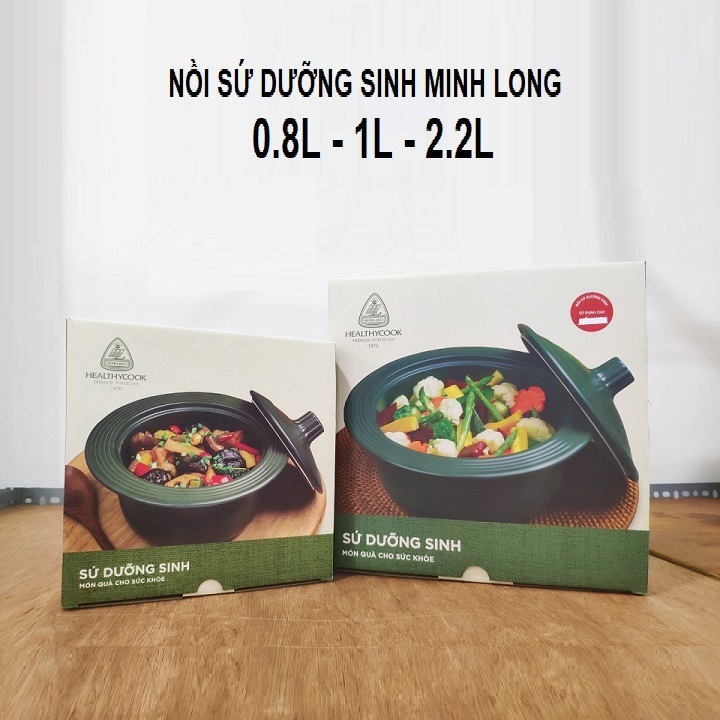 Nồi sứ dưỡng sinh - nồi sứ dưỡng sinh 1L