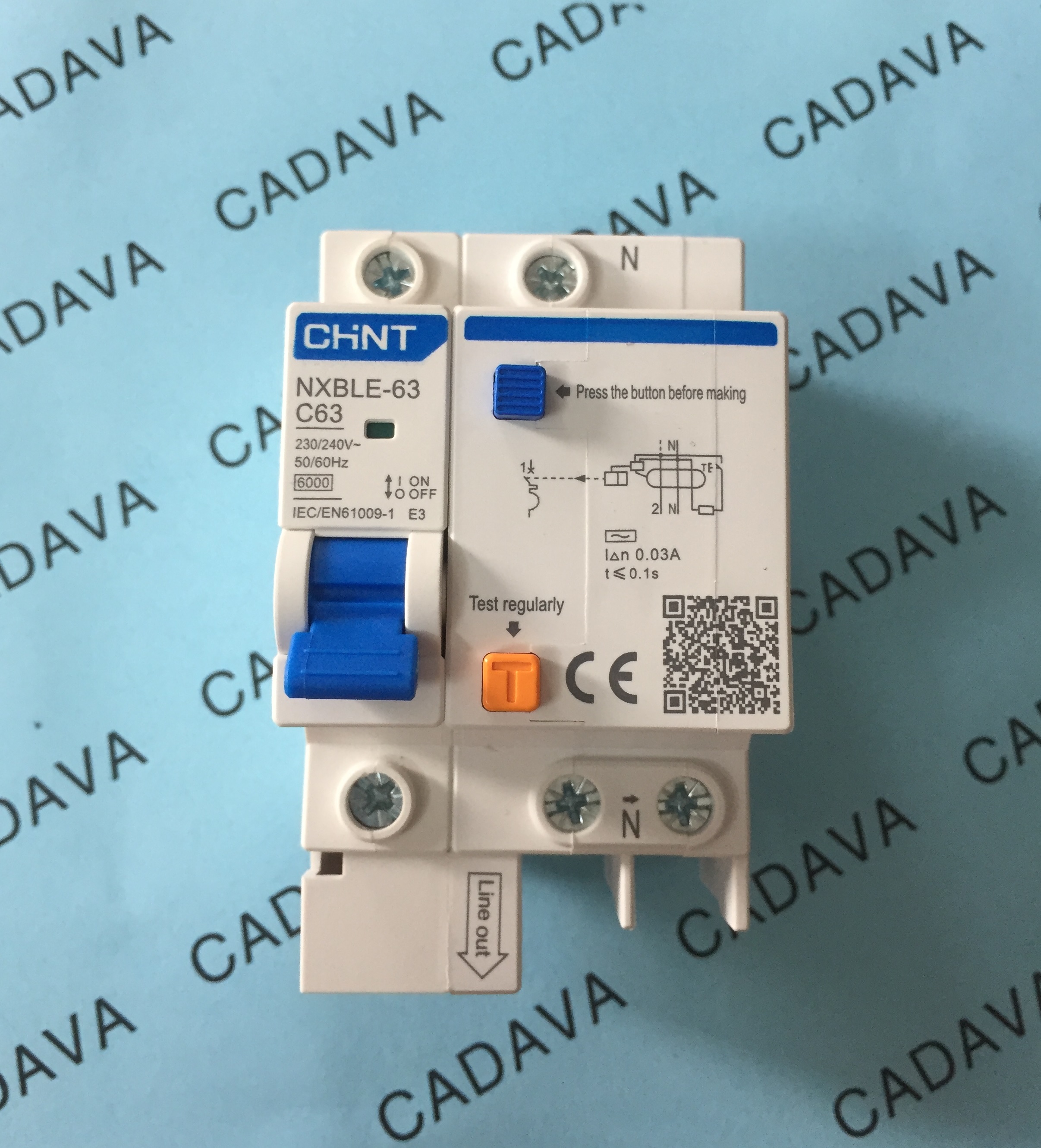 Aptomat chống giật CHINT chính hãng, Cầu dao chống giật, CB chống dòng rò