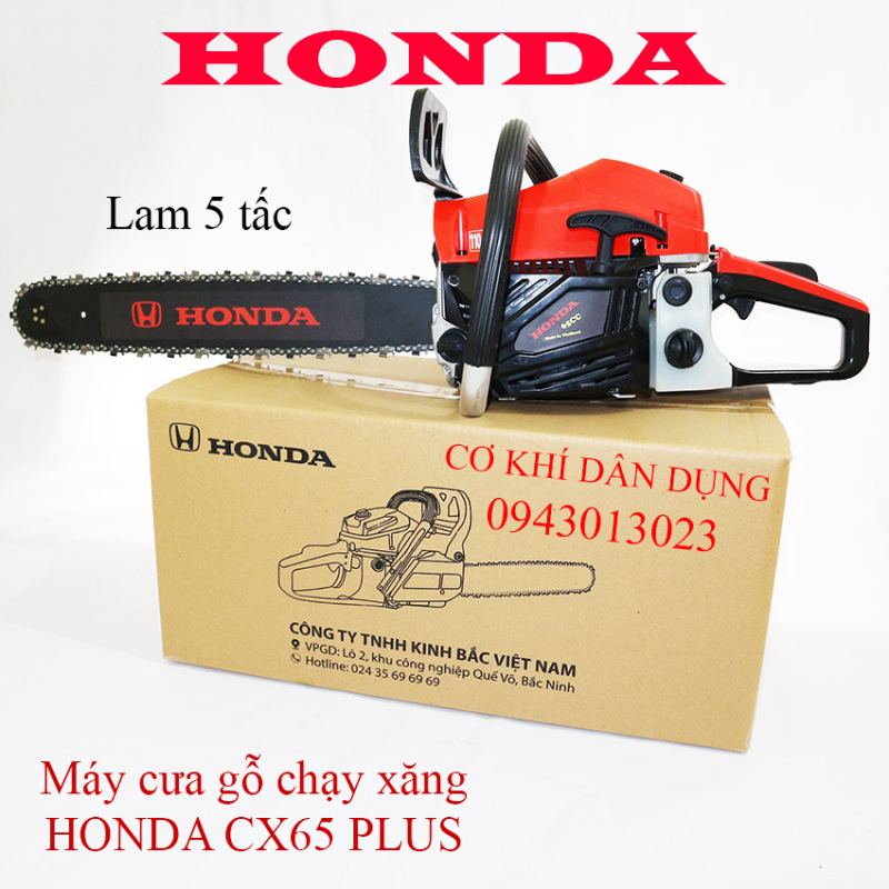 Bảng giá Máy cắt cây chạy xăng HONDA CX65 PLUS lam 5 tấc, tặng kèm bình pha xăng