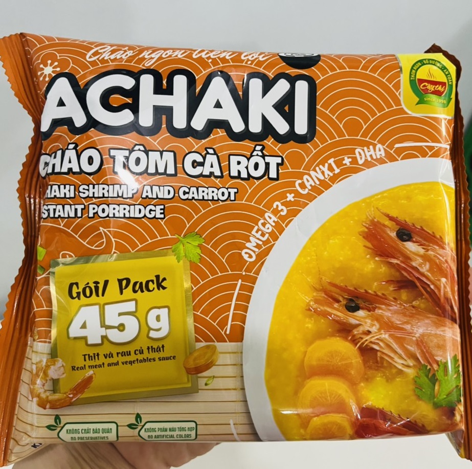 Cháo Ăn Liền ACHAKI CÂY THỊ 72G đủ vị