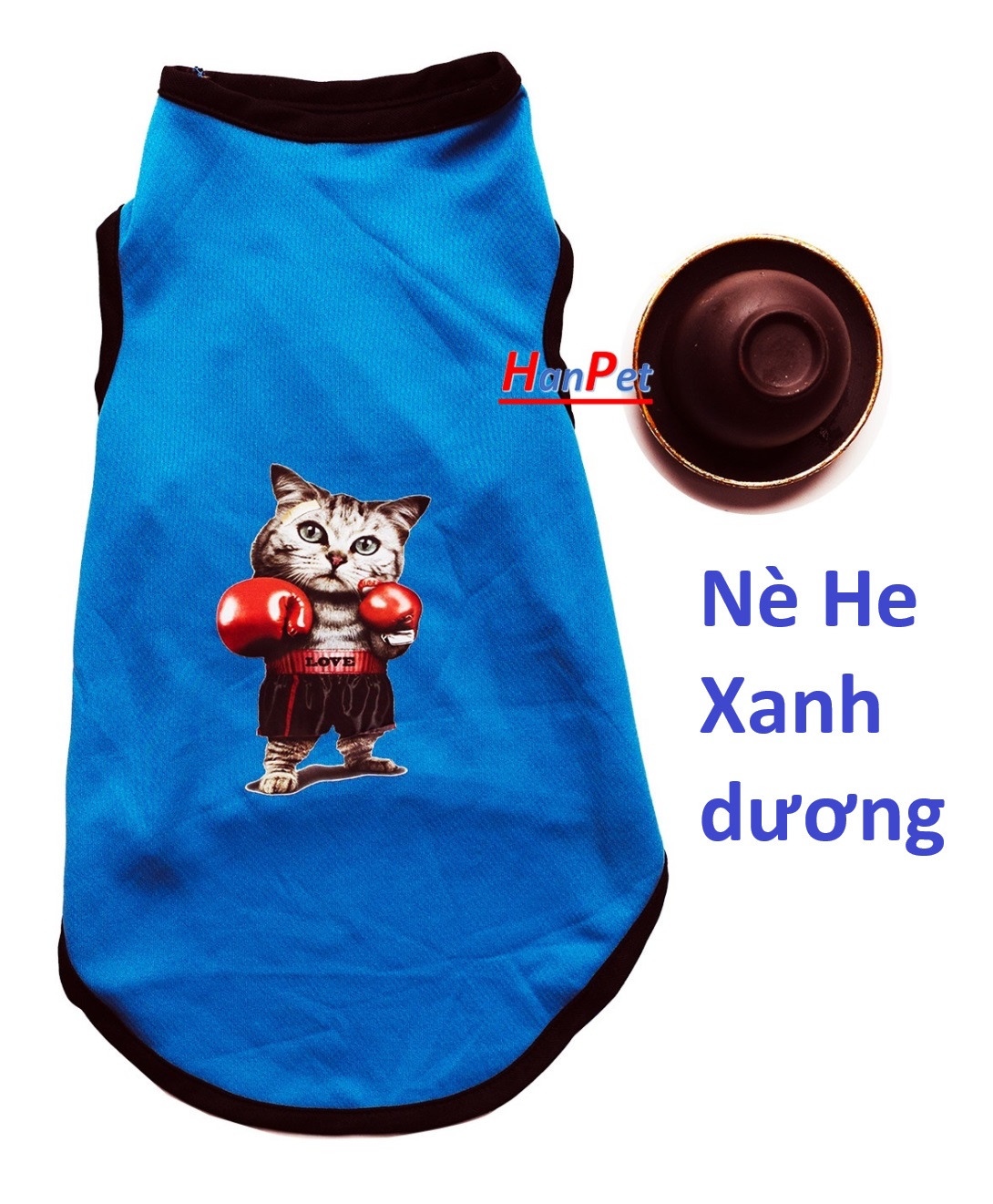 Áo chó mèo quần áo thú cưng loại áo nè he ba lỗ