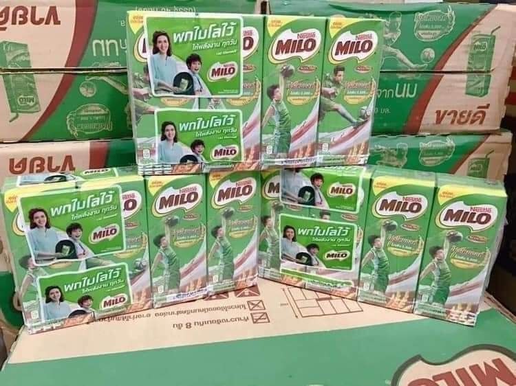 Sữa Milo Thái Lan siêu thơm ngon thùng 48h x 180ml