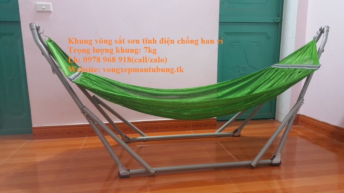 Võng xếp sơn bóng size người lớn giá buôn