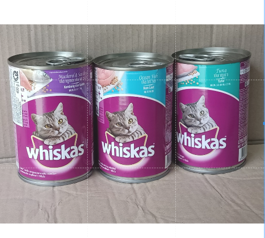 Pate Whiskas lon 400g dành cho mèo lớn