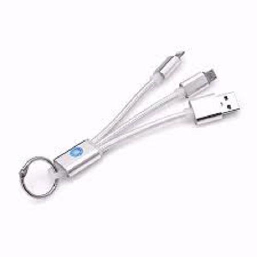 [HCM]Cáp sạc 3 đầu kiêm móc khóa