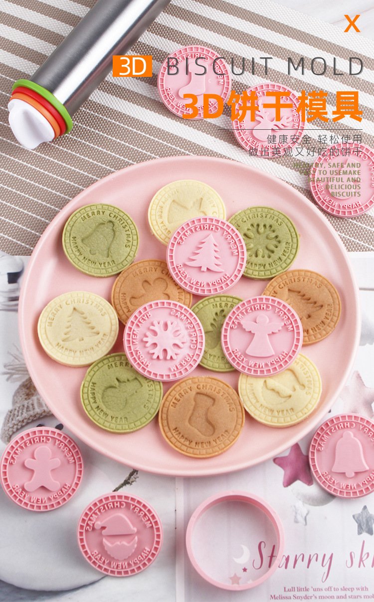 KHUÔN NHẤN COOKIE CUTTERS NOEL XINH XẮN