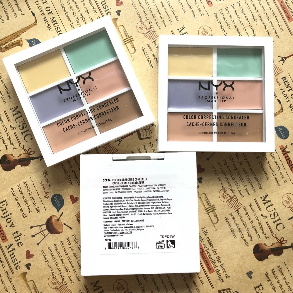 Bảng Che Khuyết Điểm NYX 6 Màu