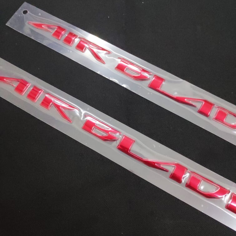 [HÀNG AIRBLADE] TEM DÁN XE AIRBLADE NỔI ZIN THEO XE CAO CẤP (MÀU ĐỎ)