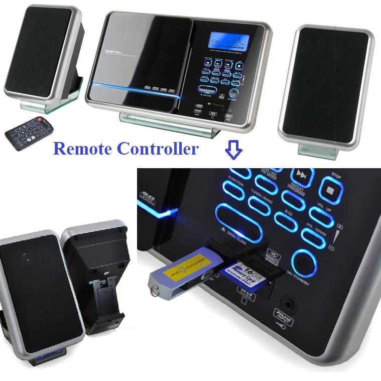 [HCM]Máy nghe nhạc CD SD USB Player của Đức
