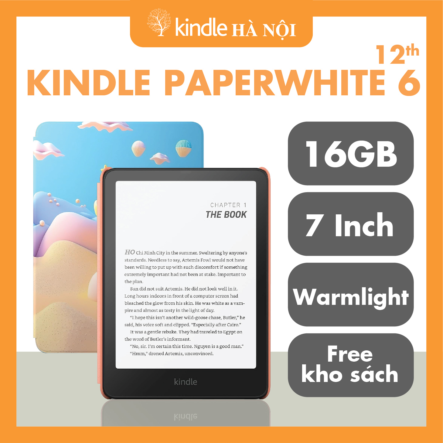 [New] Máy đọc sách Kindle Paperwhite 6 (12th) Kindle PPW6