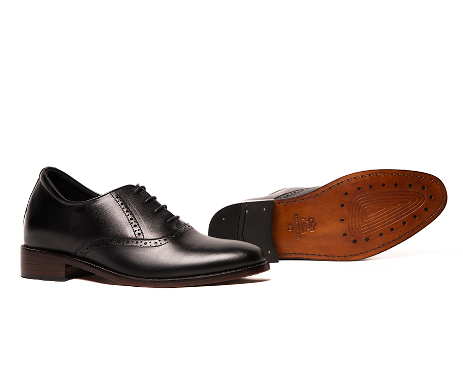 [6cm] men's T & Tra s1025 black leather sole shoes freeshippingmax