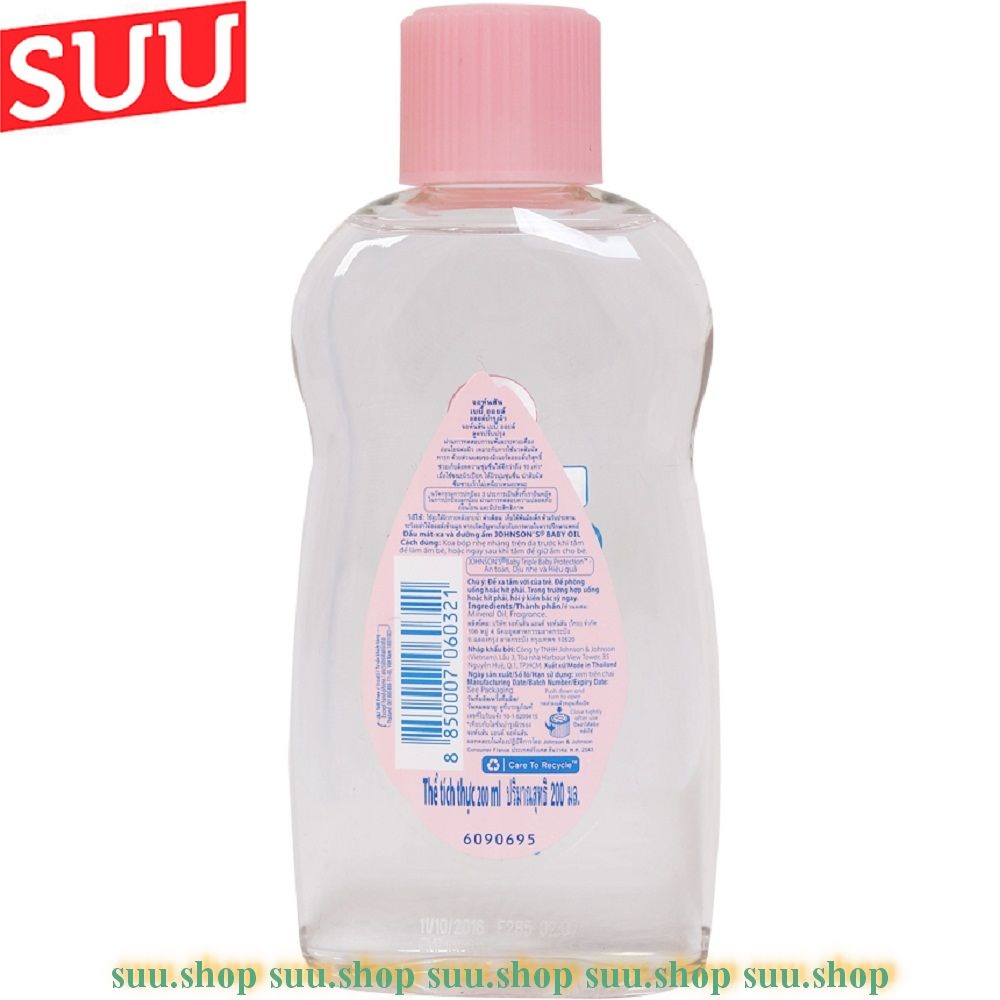 Dầu Massage Em Bé 200ml Johnson's Baby Oil