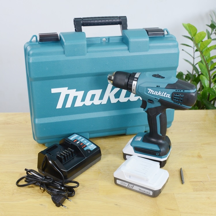 Máy khoan vặn vít dùng pin Makita DF457DWE