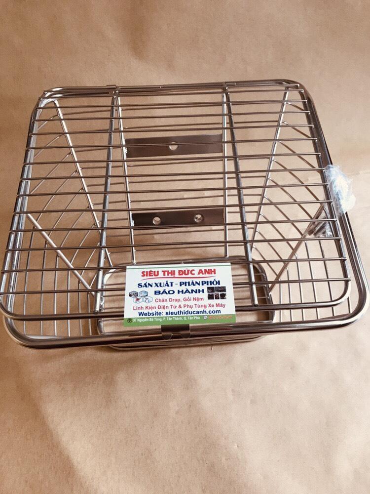 Rổ inox 10ly có nắp đậy cho Wave ( 2 lỗ dưới ). Hàng hiếm chưa ai xài đây !!!!!