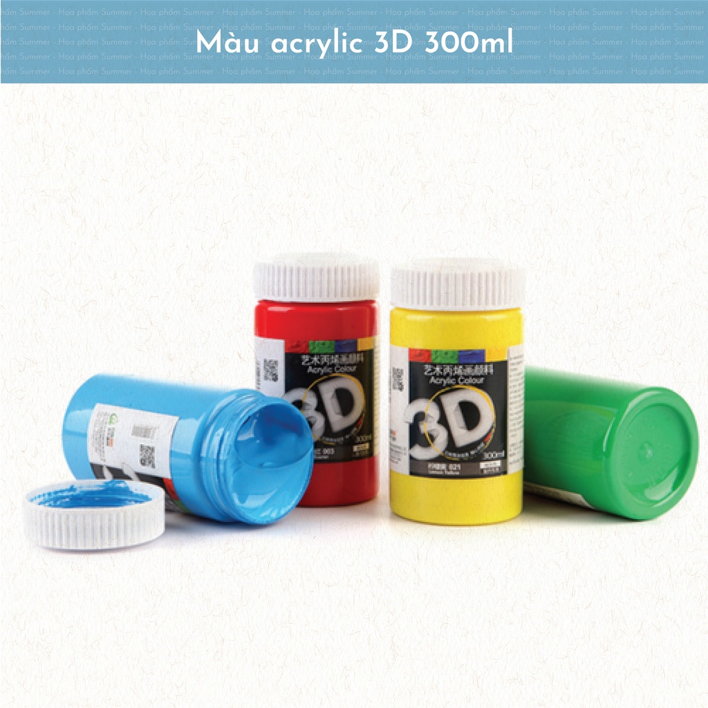 COMBO/BỘ 22 MÀU ACRYLIC 300ML