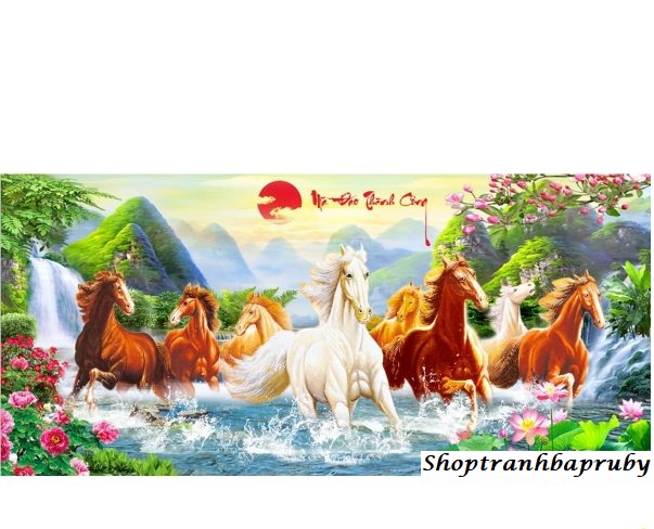 Tranh đính đá mã đáo thành công kích thước lớn ✅120×60 cm -️ vs426