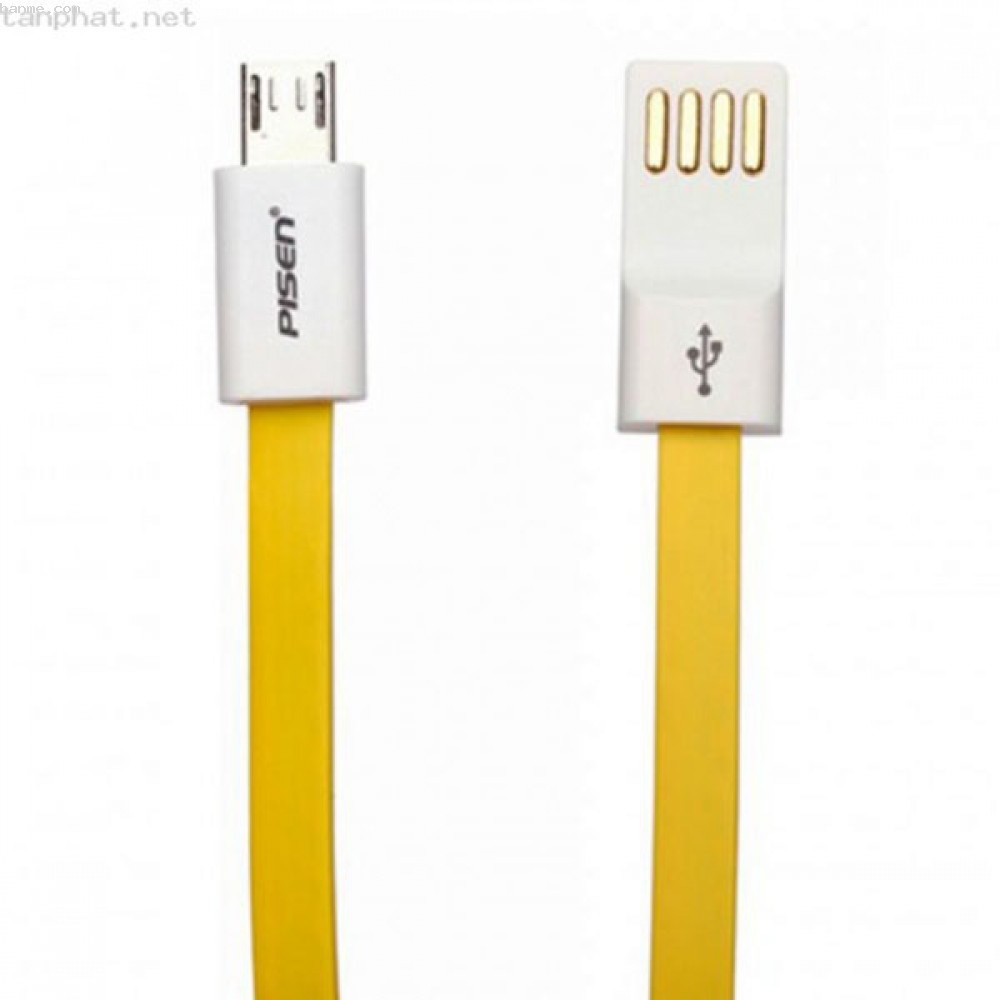 [HCM]Pisen Cable Flat Micro USB 200mm chính hãng