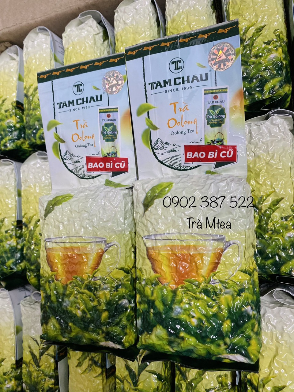 {TÂM CHÂU}Trà Oolong (Ô long) Tâm Châu 250gr/gói