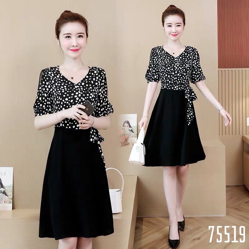 ĐẦM VOAN CHẤM BI NỮ SIÊU SANG CỰC HOOOT