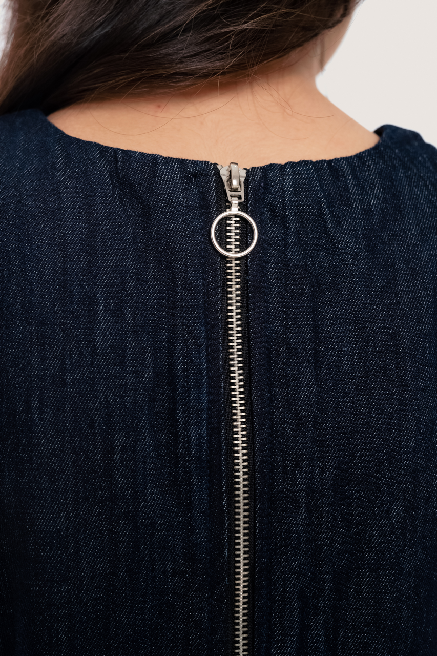 LIBÉ WORKSHOP - Áo denim dáng suông không tay