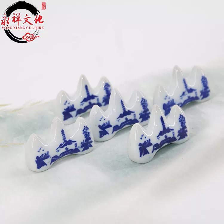 Gác bút thư pháp men sứ