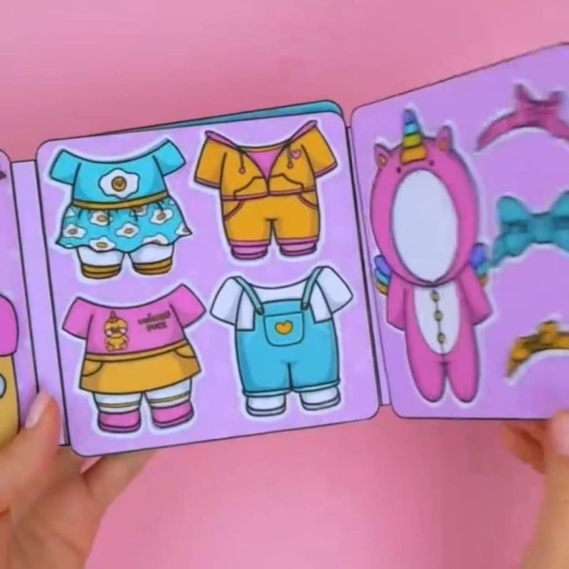Ngôi nhà búp bê giấy vịt lalafan