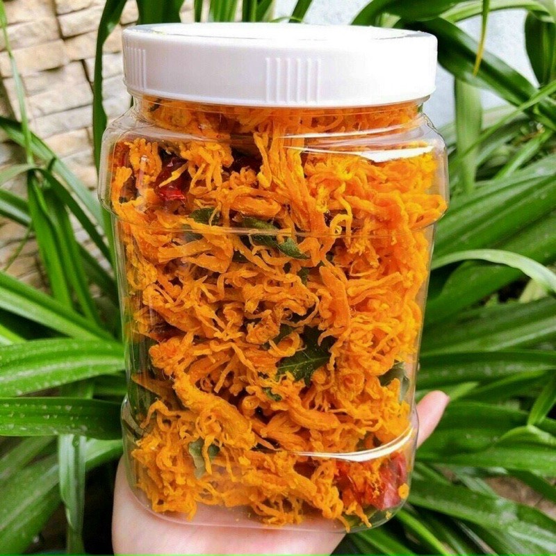 [HCM]KHÔ GÀ LÁ CHANH LOẠI NGON 500gr