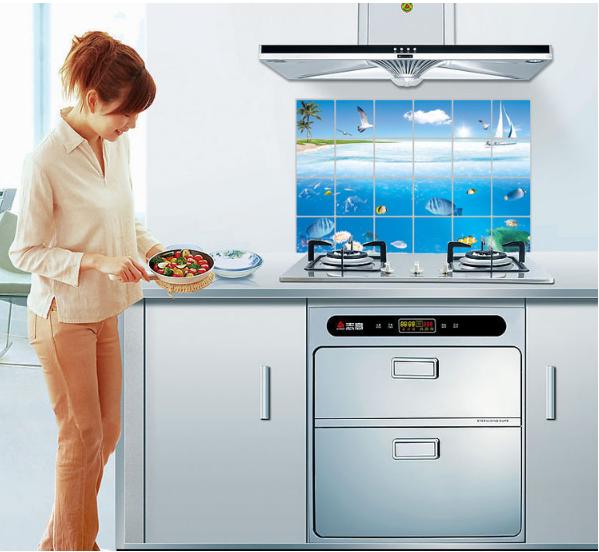Decal dán bếp tráng nhôm - Đại Dương lớn