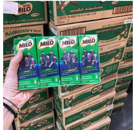 24 hộp sữa Milo Thái Lan 180ml