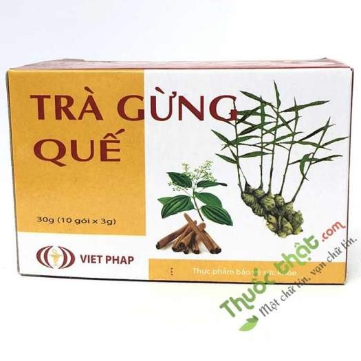 Trà gừng quế việt pháp hộp 10 gói