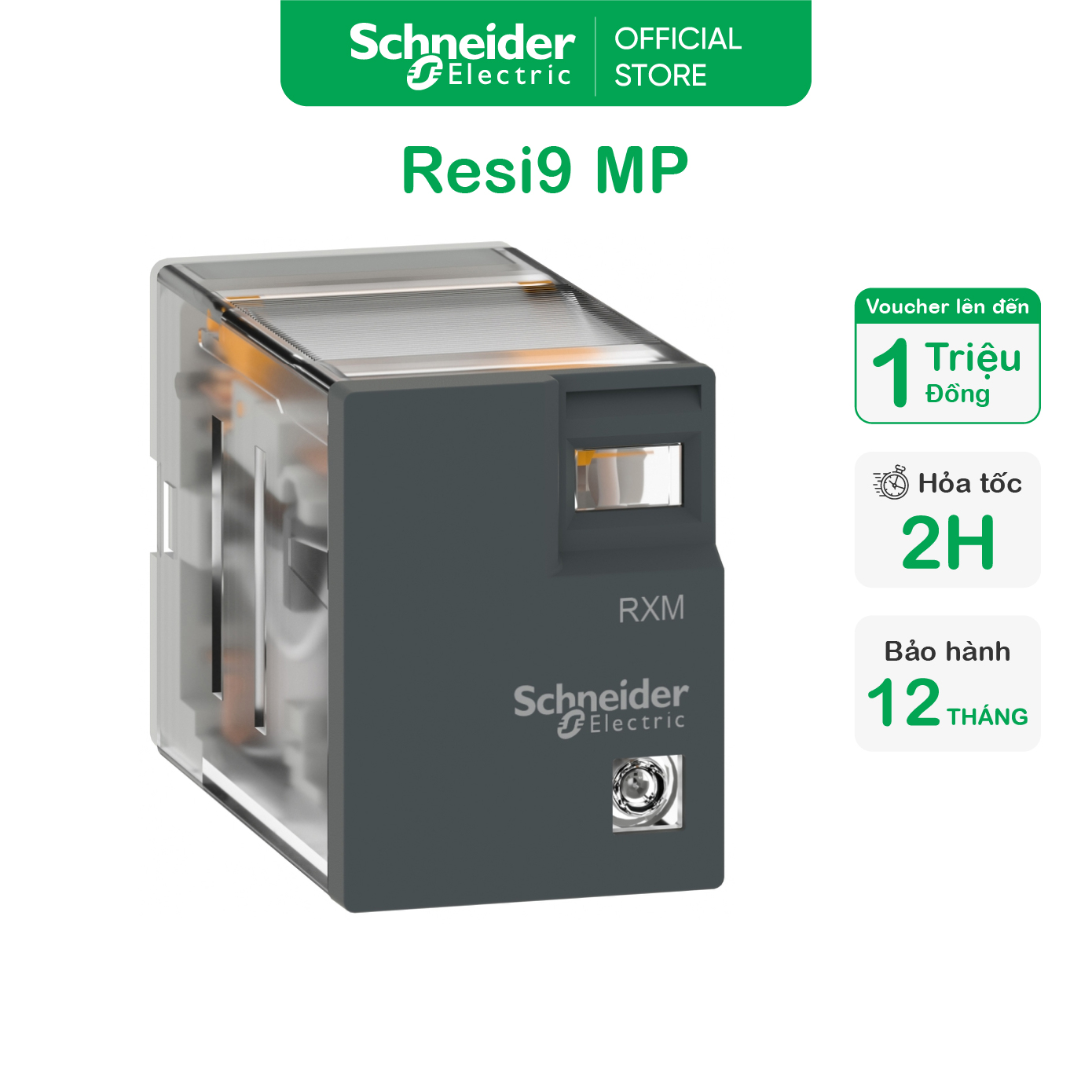 Rơ le trung gian - Schneider Electric - RXM2LB1BD RXM2LB2BD