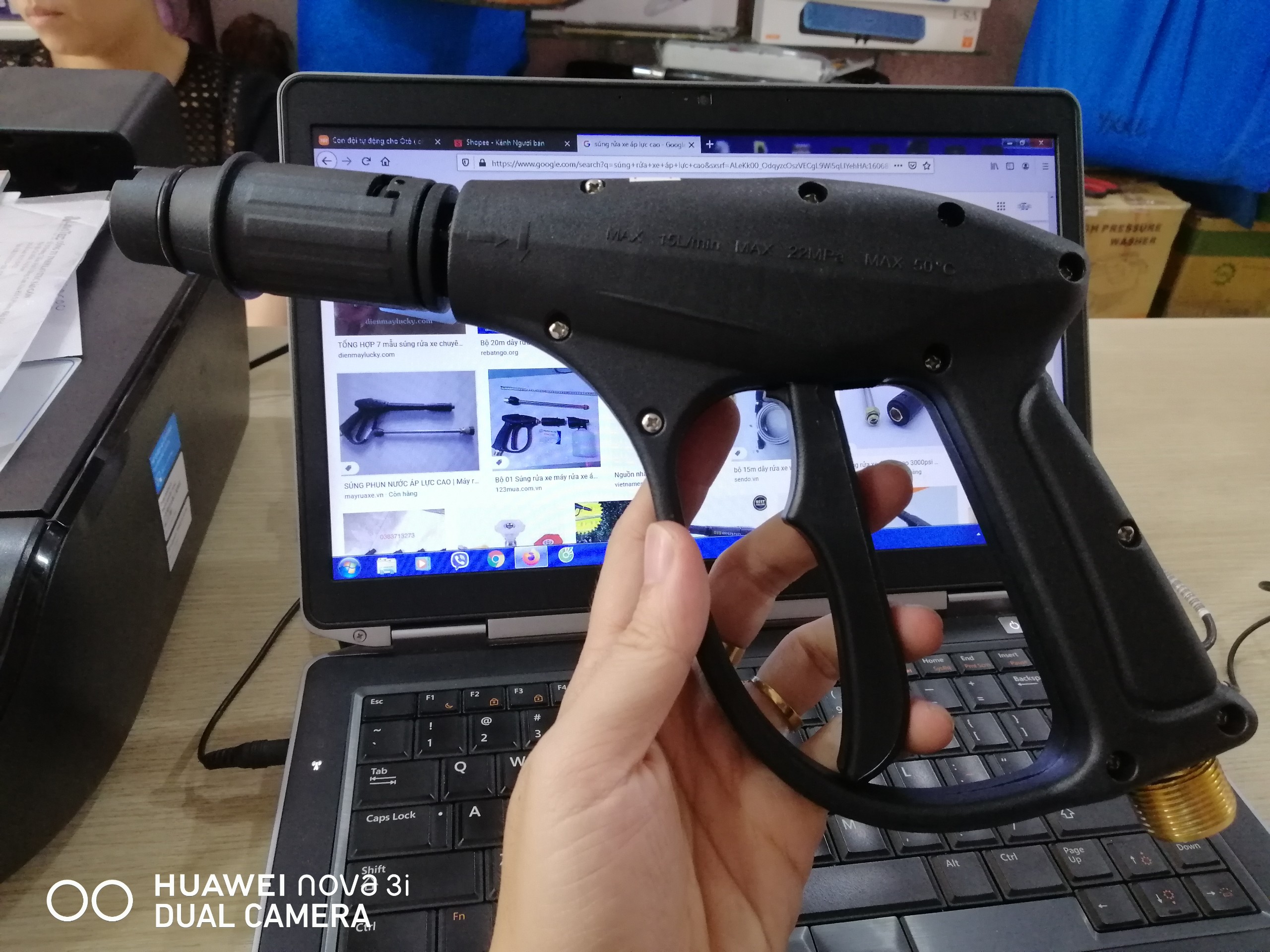 Súng rửa xe áp lực (Chuẩn ren 22)
