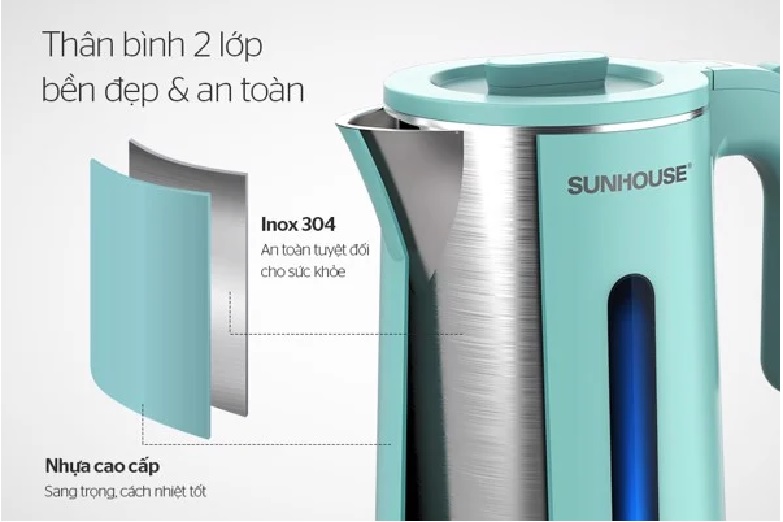 Ấm Siêu Tốc Sunhouse