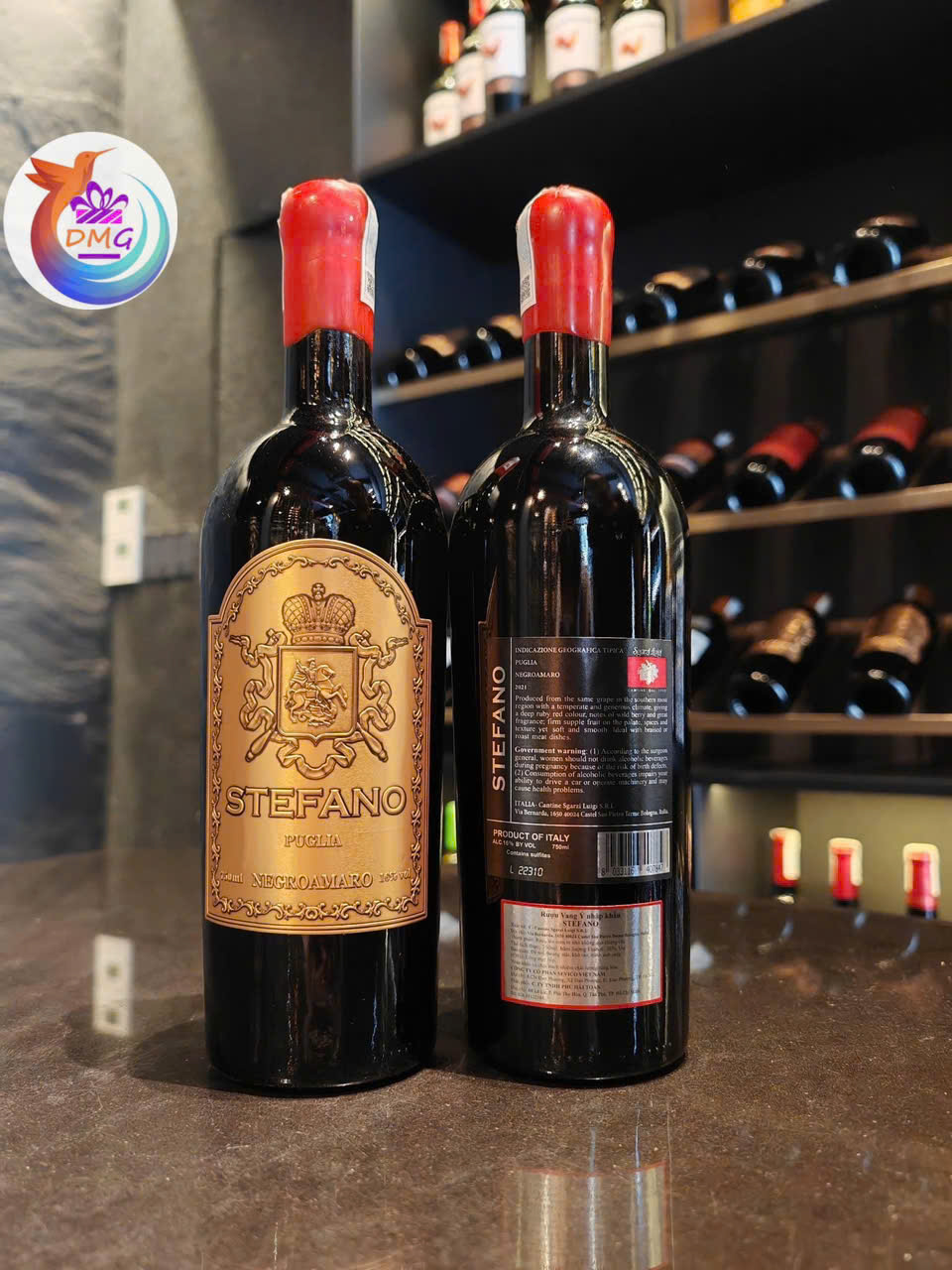 [NHẬP KHẨU] VANG ĐỎ (Ý) STEFANO – 750ML (16%) – DMG WINE